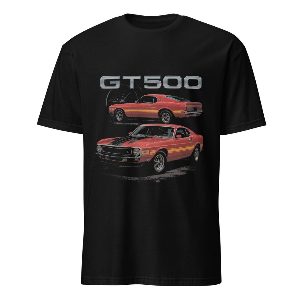 1969 GT500 Classic Muscle Car T-Shirt – Vintage Fastback Graphic Tee