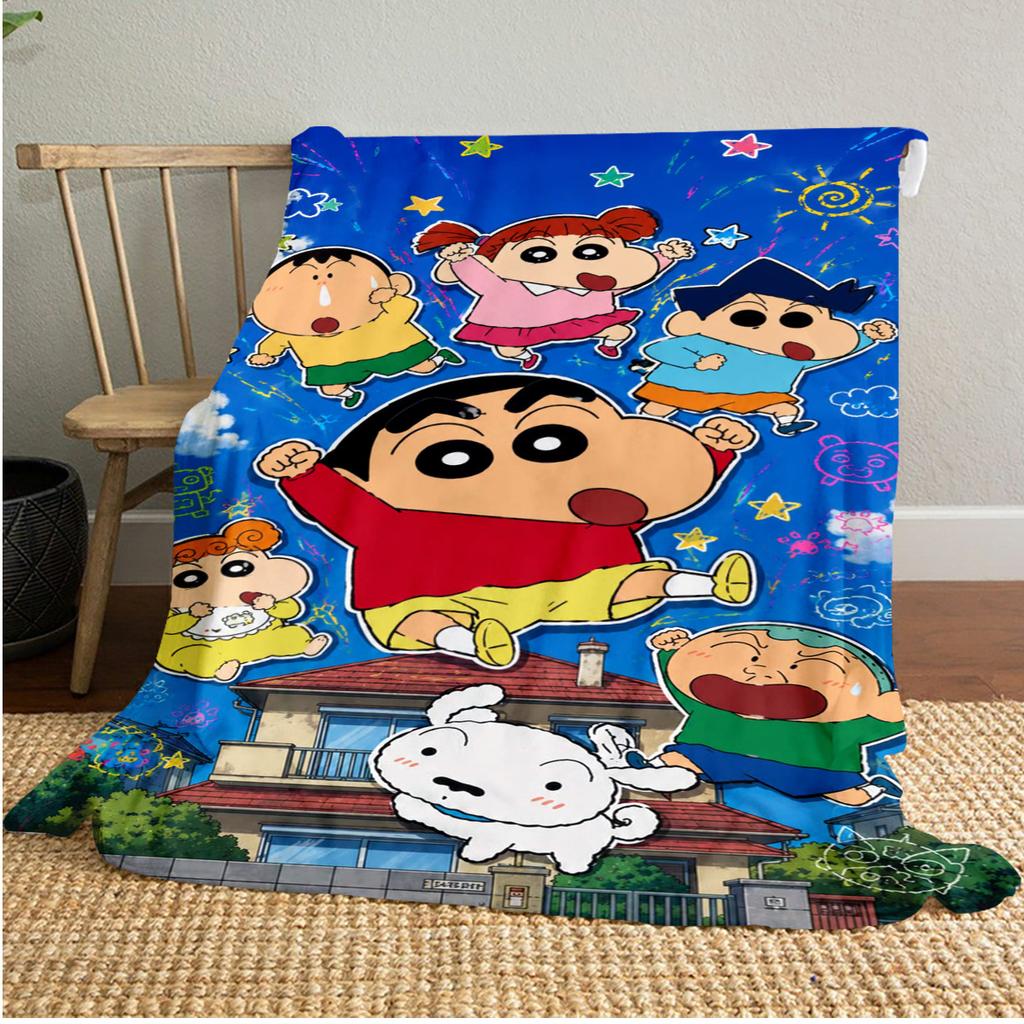 ShinChan Plüschdecke Weich Bequem Alle Jahreszeiten Perfektes Geschenk Sofa Büro Nickerchen Outdoor Reise Decke