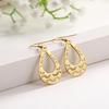 Bohemian Vintage Women Earrings Jewelry Stainless Steel Black Golden Slivery Geometric Drop Earring Gift