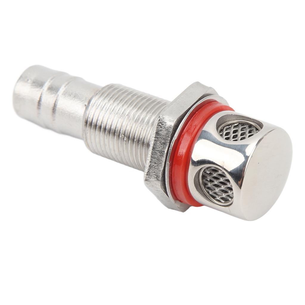 Ventilação de Tanque de Combustível a Gás em Aço Inoxidável à Prova de Ferrugem Resistente ao Calor Robusta Confiável Ventilação de Combustível para Barco para Diâmetro Interno de 5/8 Polegadas