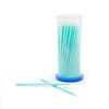 Mint Green Long-tip Cotton Swabs for Eyelash Perming and Nano Tip Cleaning