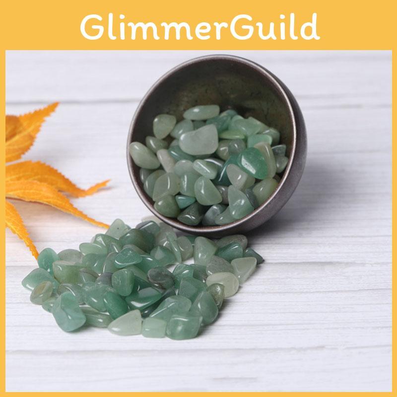 100g Authentischer Grüner Aventurin Trommelsteine Quarzkristall Edelstein Für Elegante Sammlungen