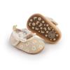 Solid Color Lace Baby Princess Shoes for 0-12 Months - Spring & Autumn Walking Shoes