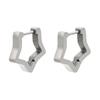 Stainless Steel Earrings Geometric Shapes Triangle/Heart/Rectangle Fade-Resistant Hypoallergenic Nickel-Free Jewelry Earrings