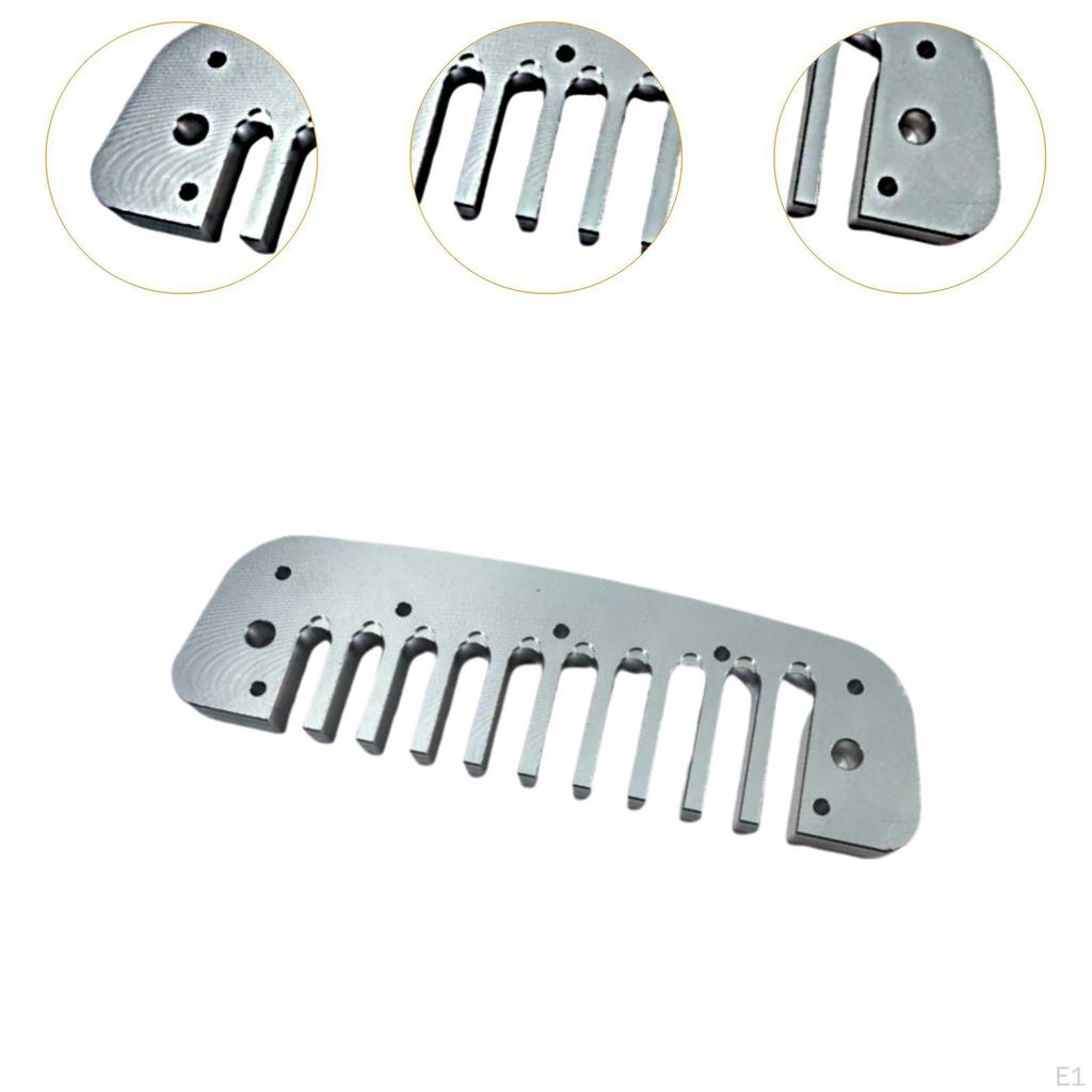 Comb Harmonica Part Instrument Accessories Luthier Repair Tool Aluminum Alloy 10-hole Frets for