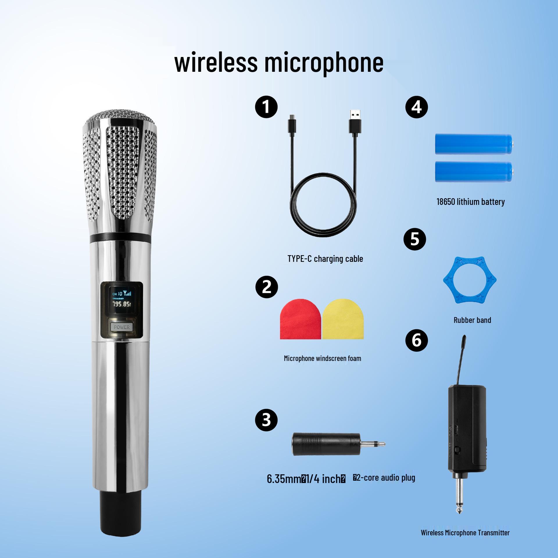 

Portable Wireless Microphone & Speaker Set for Live Streaming and Outdoor Performances