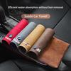 Car Emblem Cleaning Towel Microfiber Absorbing Wash Rag Stickers For G30 G32 G01 G02 G05 G06 G07 G26 G23 G22 F40 F20 G08 G16