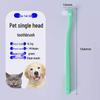Disposable Pet Toothbrush with Round Head for Teeth Cleaning, Individually Packaged