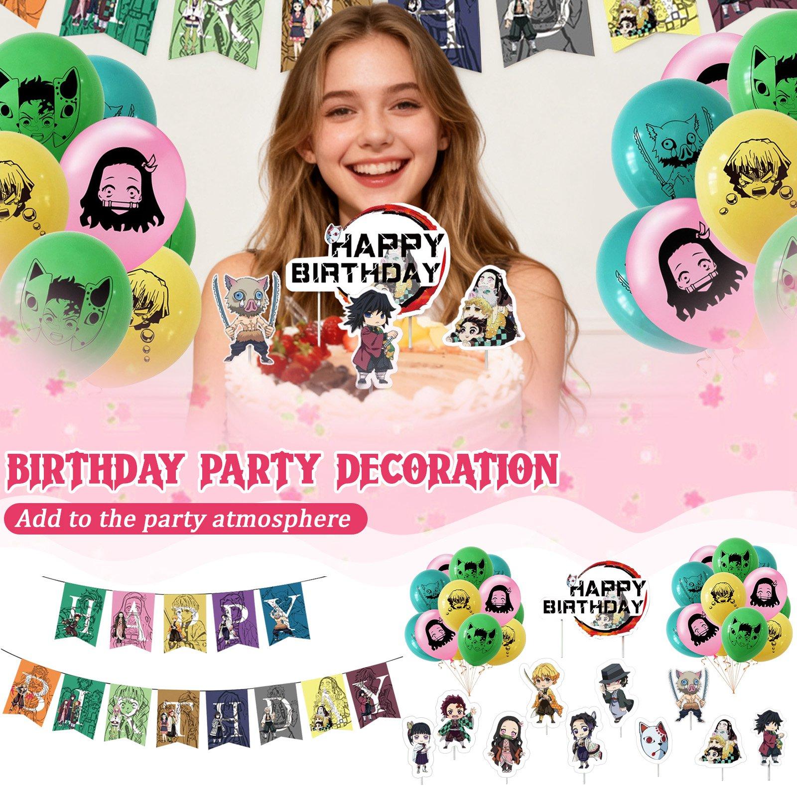 

Birthday Themed Party Decorations, Banners, Flags, Cakes, And Flag Sets One Size зелений