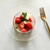 Straw Hat Shape Ice Cream Classes Container for Cake Yogurt Fruit Tasting Party