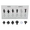 100pcs 6size Clips Fender Liner Blind Rivet Bumper Retainer Fastener Kit +4 Tool
