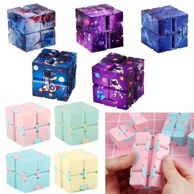 Zabawka Kostka Nieskończoności Flip Zabawka ADHD Lęk Gra na Palce Puzzle Magiczna Odstresowująca Prezent na Boże Narodzenie dla Dzieci