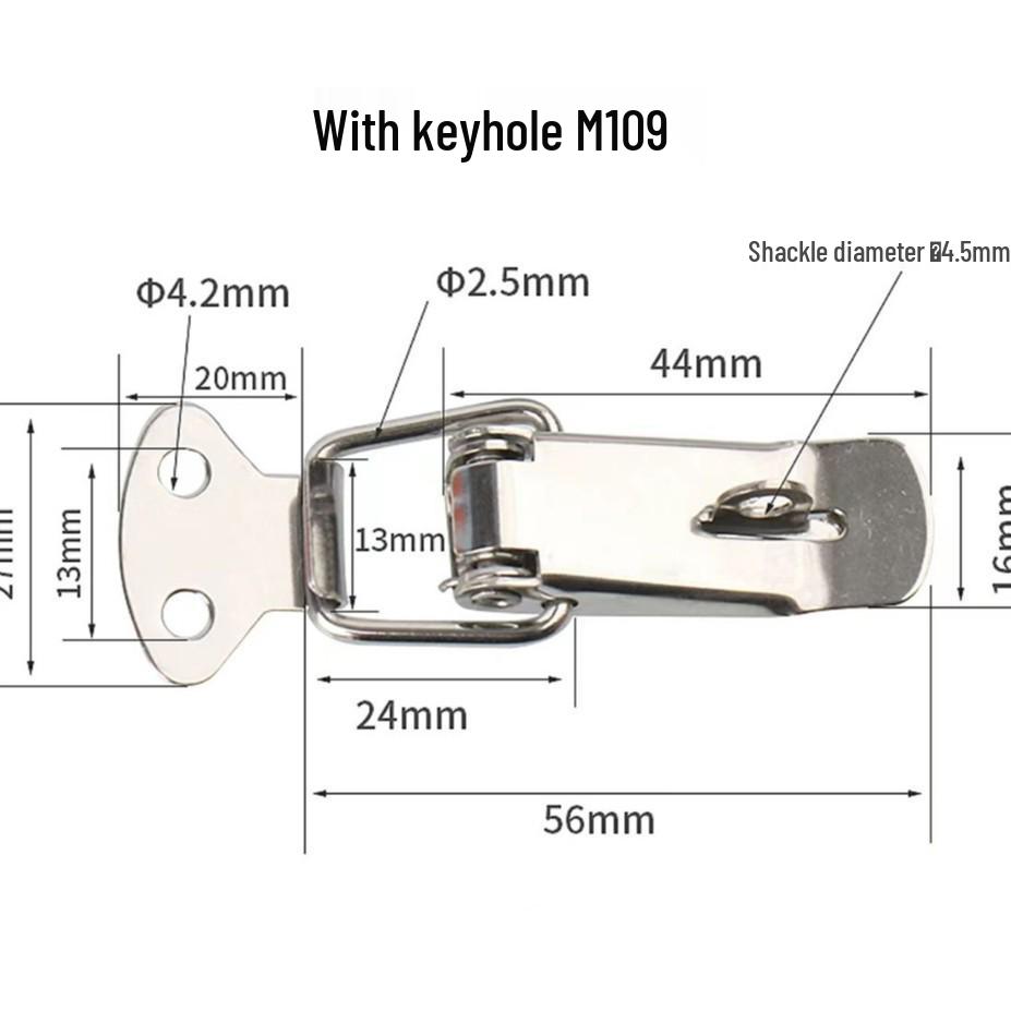 Stainless Steel Duckbill Spring Latch for Hardware and Furniture Leather Cases