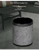 Fireproof Double-Layer Stainless Steel Trash Can for Hotels & Game Rooms