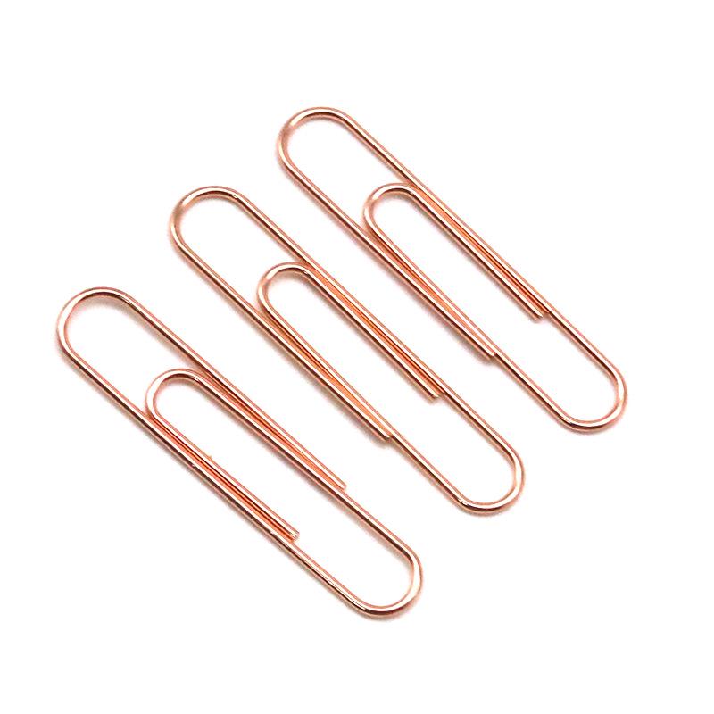 50mm Gold Paper Clip for Office Supplies - Creative Exam Document Holder with Free Shipping