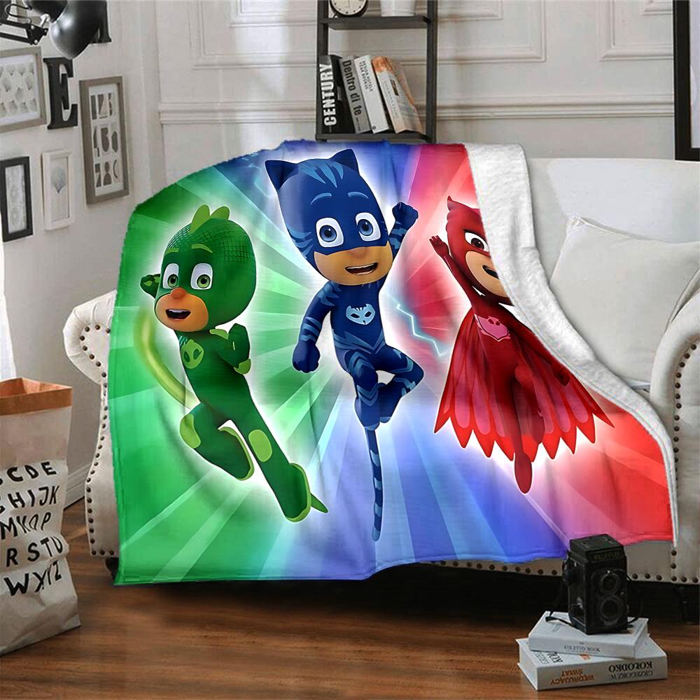 Superhero Trio Colorful Action Flannel Blanket Super Soft Warm Cozy Blanket for Sofa Bed Office Travel All‑Season Home Decor Gift