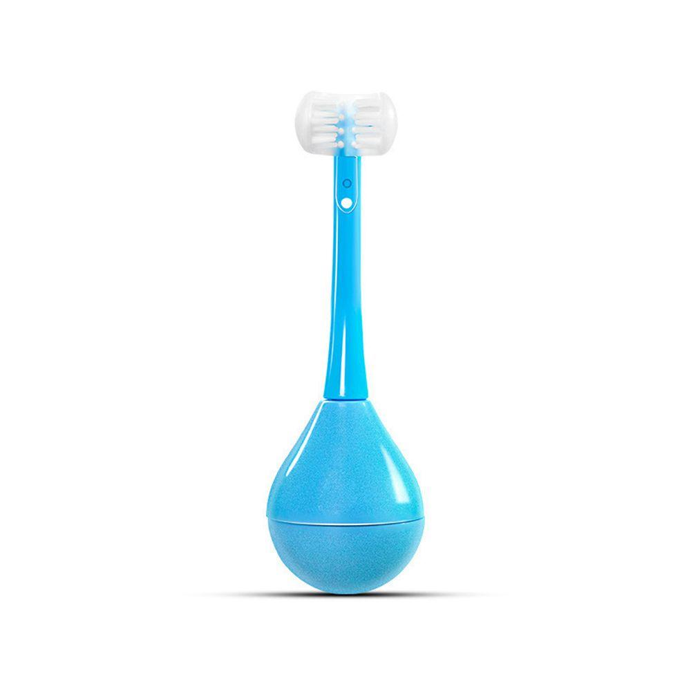 Age 2-12 Silicone Brush Oral Care Brush Three Sided Toothbrush Children's Toothbrush Tooth Brush