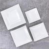 Qianxing Pure White Ceramic Square Plate