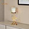 Eid Ramadan Moon Shape Candle Holder Rustproof Corrosion Resistant Candlestick Holder Ramadan Centerpiece Decoration