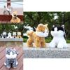 Cute Orange Gray Blue Yellow Cat Plush Doll Children Toy For Kids And Babies Gift