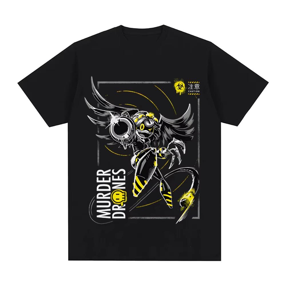 

V - Ready to Kill T-Shirt New Style MURDER DRONES Comic Graphic Printing Tee-shirt Round Neck High Quality pure Cotton Tops -... S разноцветный
