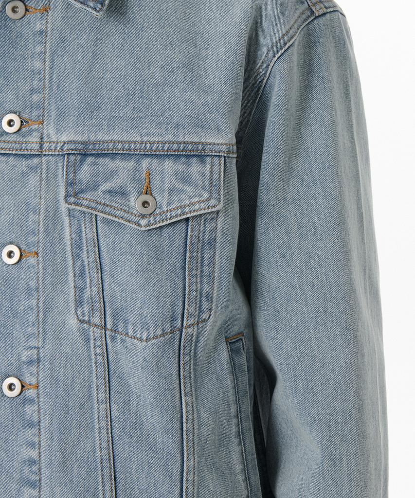 Musinsa Standard Relaxed Denim Trucker Jacket [Sky Blue]