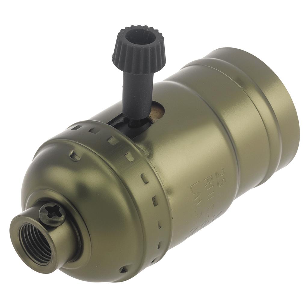 Vintage Retro Industrial Edison E26 E27 Pendant Lamp Socket Medium Base Ceiling Hanging DIY Lighting Project Knob Switch Secure Connection