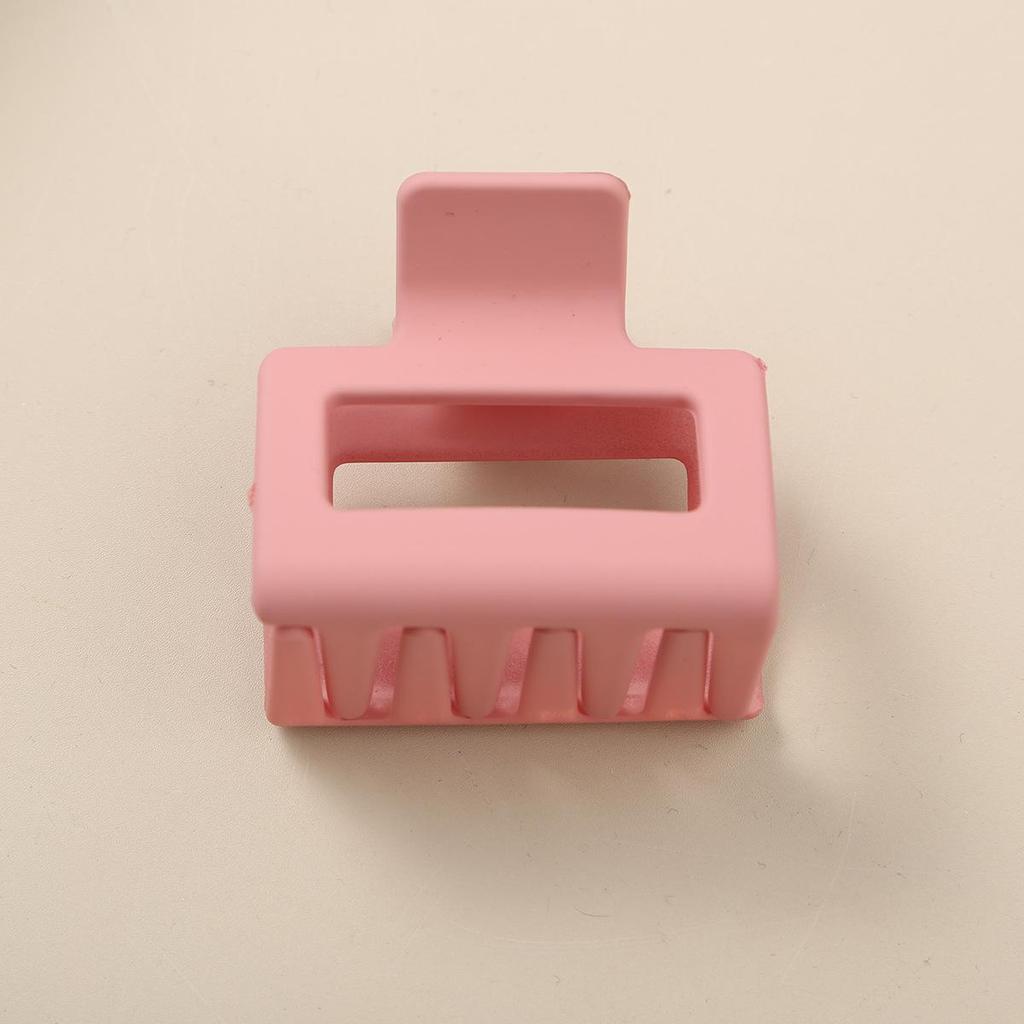 8.5CM x 10.5CM Rectangular Matte PS Hair Clip - Simple Shark Hair Accessory