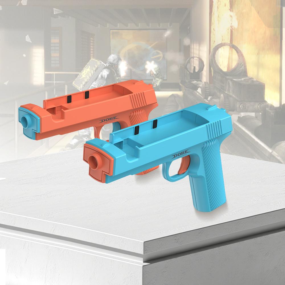 2PCS Shooting Game Gun Controller for Switch 2 Joy-Con Hand Grip Motion Controller Game Gun Gunstock Grip Game Accessories