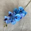 8-Head Arrangement Artificial Butterfly Orchid Velvet Texture Fake Phalaenopsis  Wedding Hall