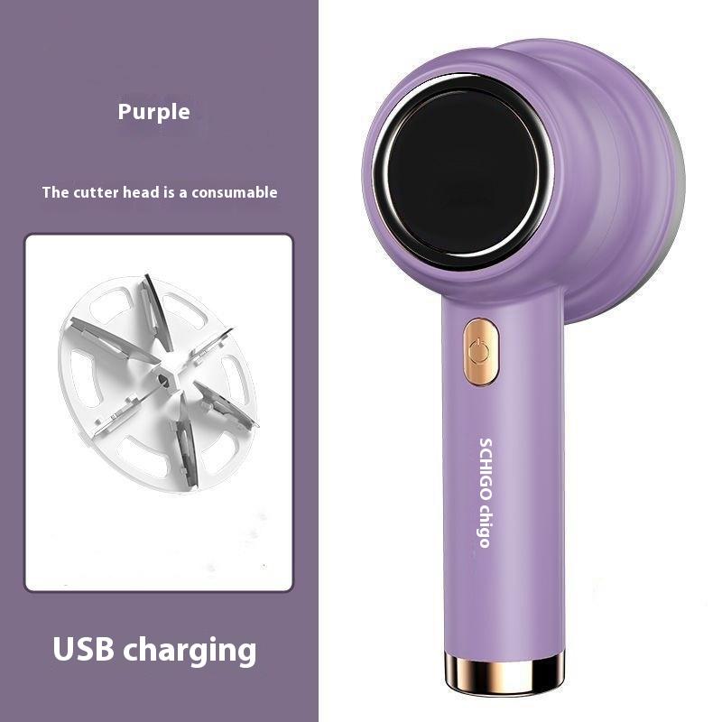 Hairball Trimmer USB Rechargeable Coat Shaver фиолетовый