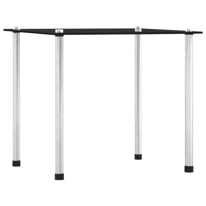 Tables gigognes - VIDAXL - Noir - Verre trempé - 3 pièces - Design contemporain