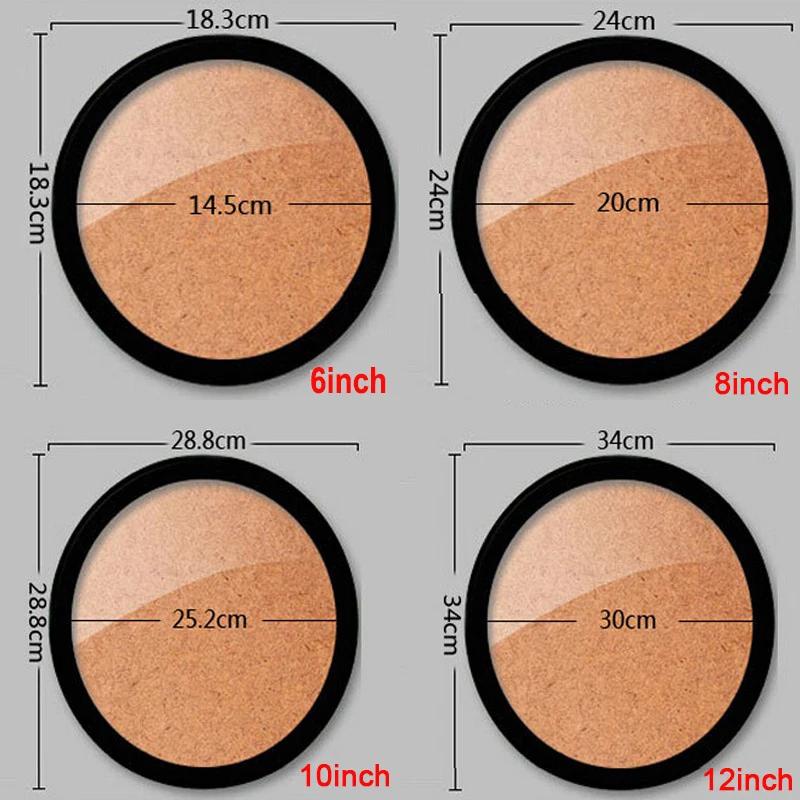 Round Wooden Picture Frames Creative Gift DIY Wall Hanging Wood Picture Holder Wall Mounted Photo Frame Round Home Decoration