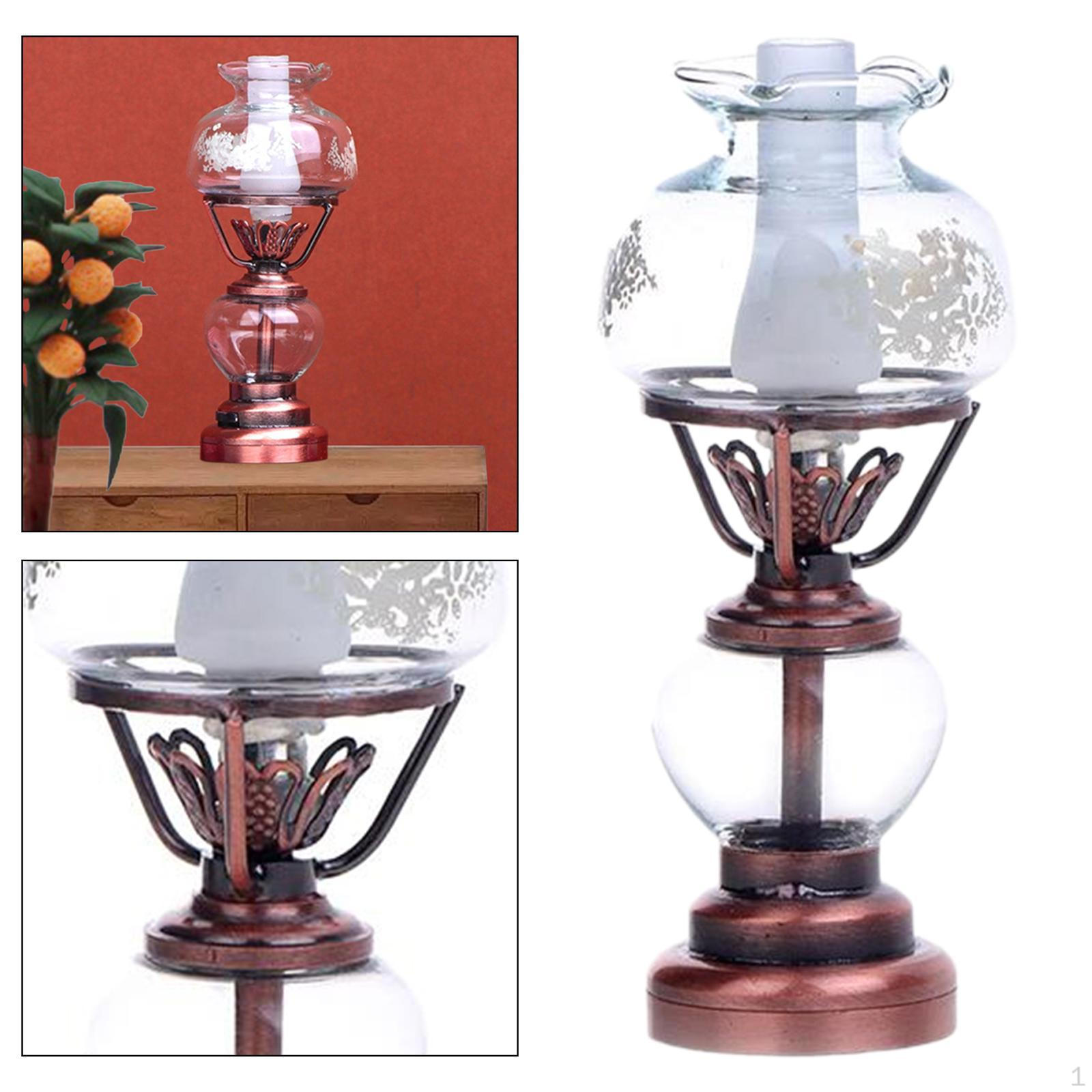 

1/12 кукольный домик миниатюрная настольная лампа мини настольное освещение имитационная модель подарок ролевые игры игрушка для красный