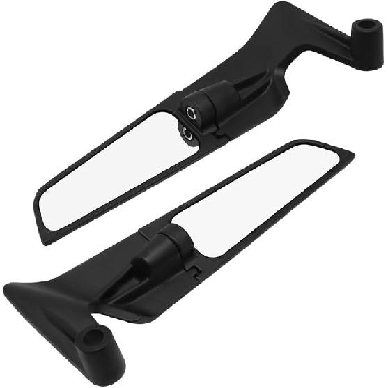 Universal Motorcycle Mirror Wind Wing Side Rearview Reversing Stealth Winglets Mirror Wind Wing Side