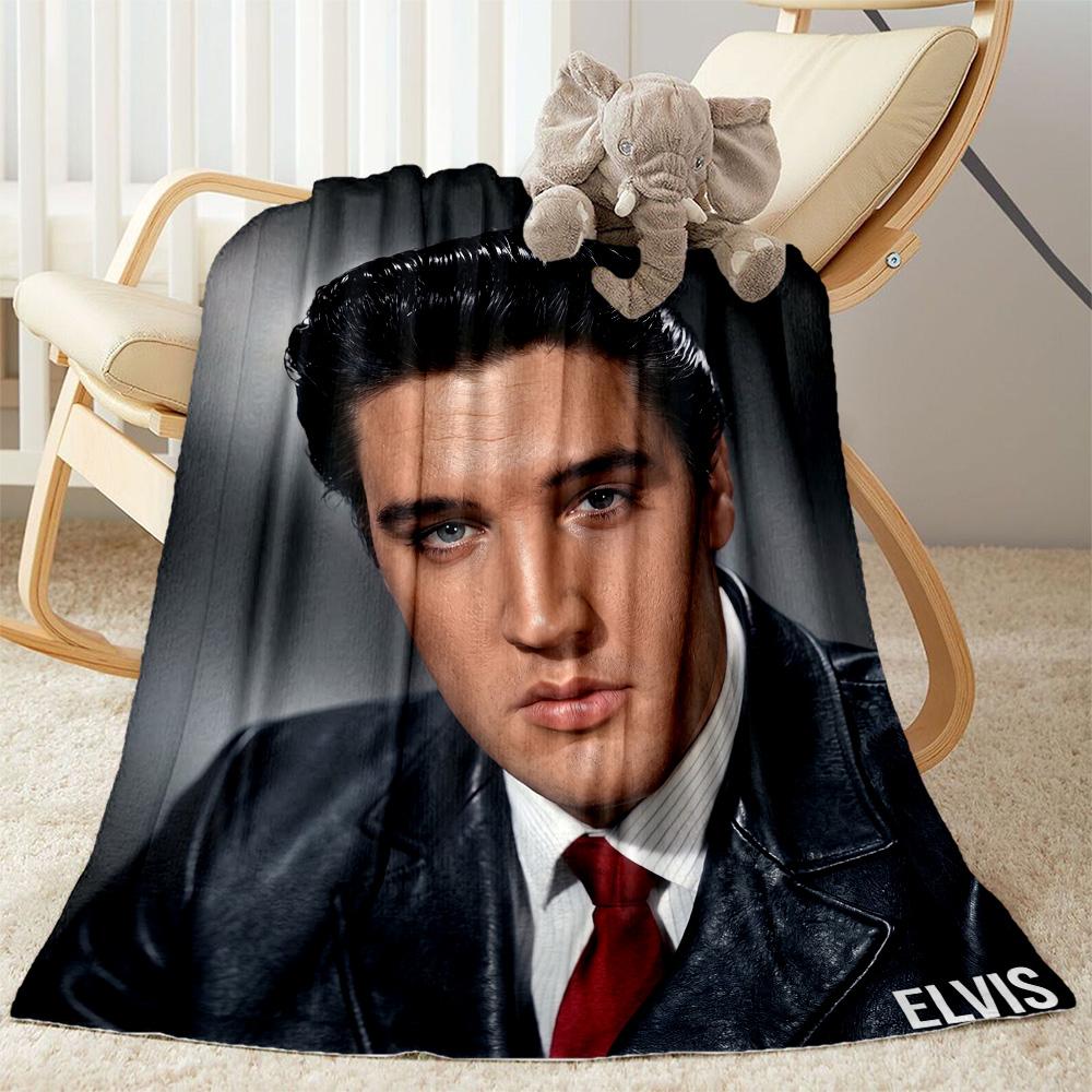 Elvis Presley Performance Blanket Ultra-Soft Suitable for Seaside Picnics Sofa for All Occasions Modern Best Holiday Gift for Friends Family