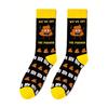 Men's Large-Sized Mid-Calf Cotton Stockings In Animal Life Series Theme Trendy Stockings