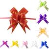 10pcs Bowknot Ribbon Pull Bows Wedding Car Decoration Gift Wrap Flower