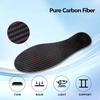 1 Paar Karbonfaser-Material Fußplatte Schuh-Einlage Stütz-Einlage Orthese Schuhsohlen Sportlich