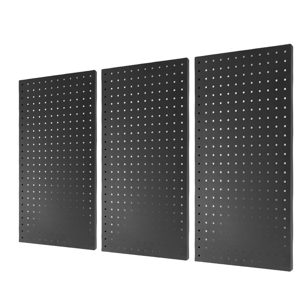 Metal Pegboard Wall Panels Modular Peg Board Tool Organizer Boards 24inx12in Black Pegboard Wall Organizer Tool Storage