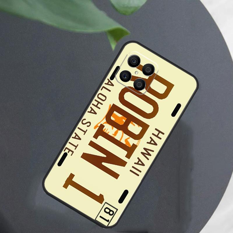 Number License New York Plate For Honor Magic 5 6 7 8 Pro Case For Honor 400 200 50 70 Lite X8c X8b X9a X9b X9c X9d Win RT