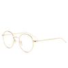 New Flat Glasses, Women's Retro Glasses Frame, Metal Round Frame Glasses Frame.