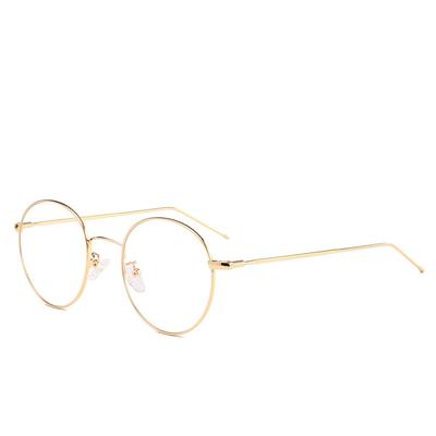 JYL Flat Glasses 2018 Metal Round 1906 Women/1906