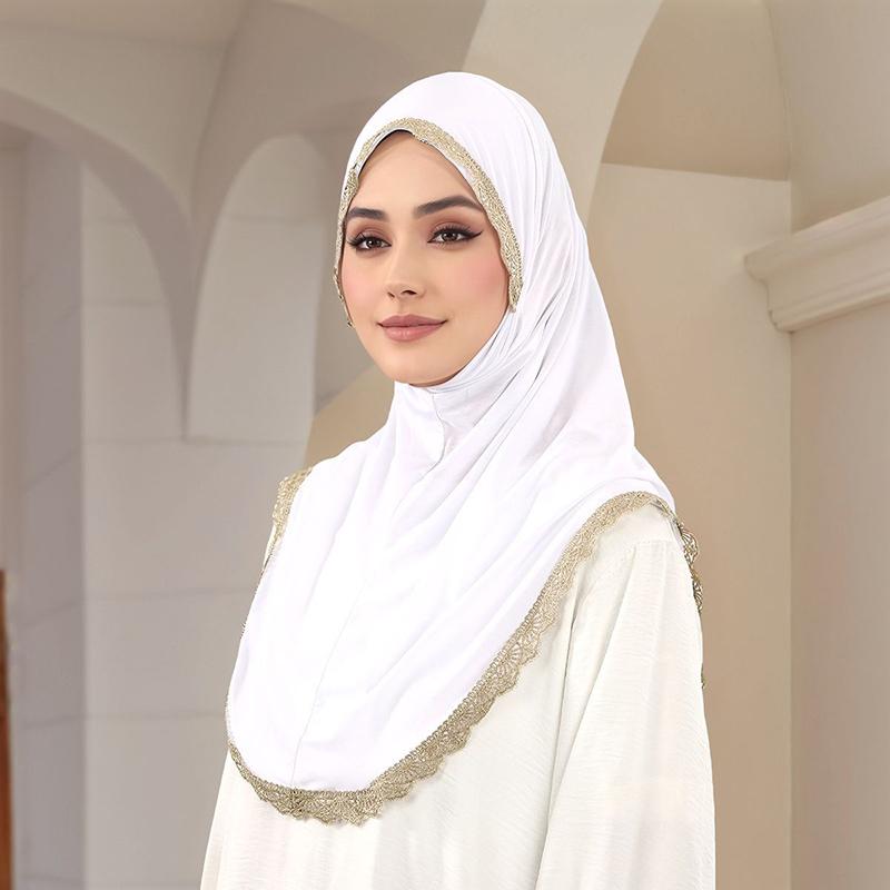 Muslim Islamic Jersey Modal Hijab Scarf Instant Hijabs Headscarves for Women Long Scarves Head Wrap Shawl Bonnet Hijab Femme
