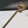 Electroplate Antique Bronze Hairpin for Han Costume Buyao Hair Stick Comb and Sticks Nonslip Stage Accessories 12PCS