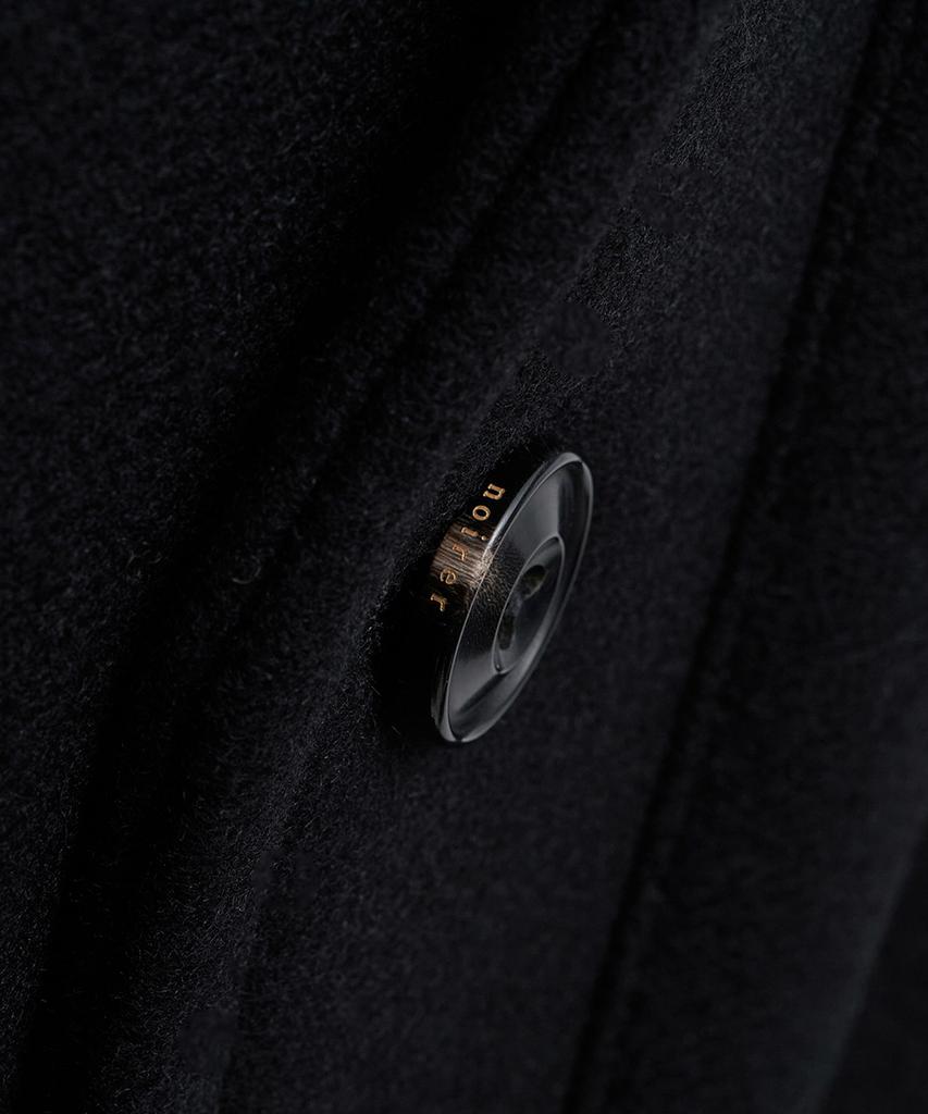 Noirer Heavy Wool Oversized Blouson (Black)