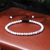 Minimalist 4mm/6mm Braided Stone Bracelet Men Women Volcanic Rock Obsidian Tiger Eyes Beads Meditation Braclet Leisure Pulseira