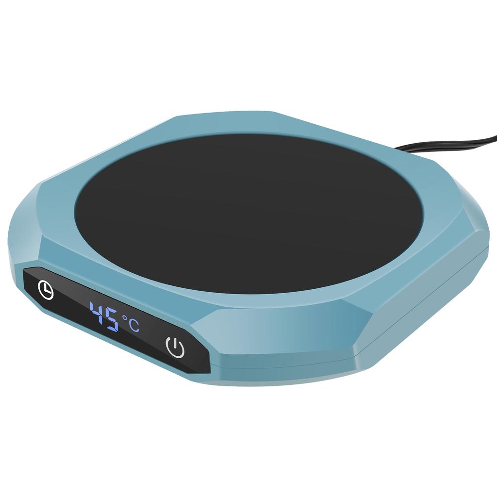 Coffee Mug Warmer Heated Saucer with Triple Adjustable Temperatures Saucer Coffee Cup Warmer with Anti Skid Pad For Coffer Tae