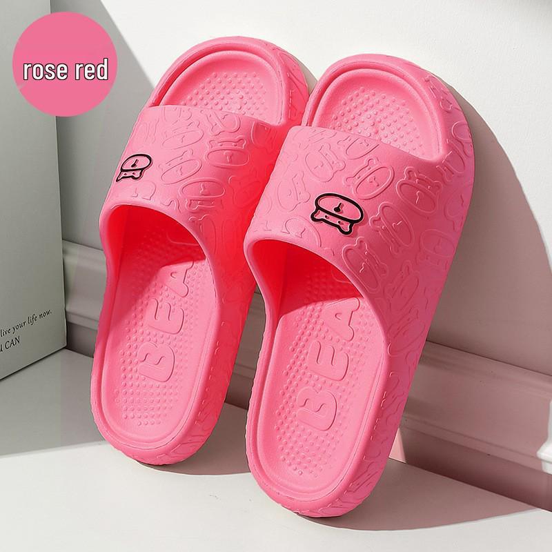 EVA Slippers: Women's Summer Couple Indoor, Thick Sole, Non-Slip, Cool, Men’s Plus Size 'Stepping On Clouds' Comfort