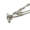 HERMES 2022 Silver925 Chéne Dunkle Farandole Necklace Silver Silver925 unisex Used